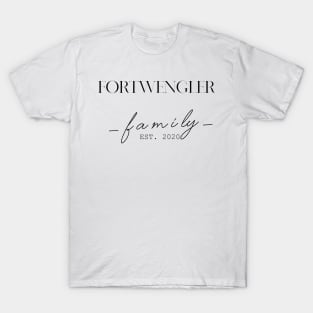 Fortwengler Family EST. 2020, Surname, Fortwengler T-Shirt